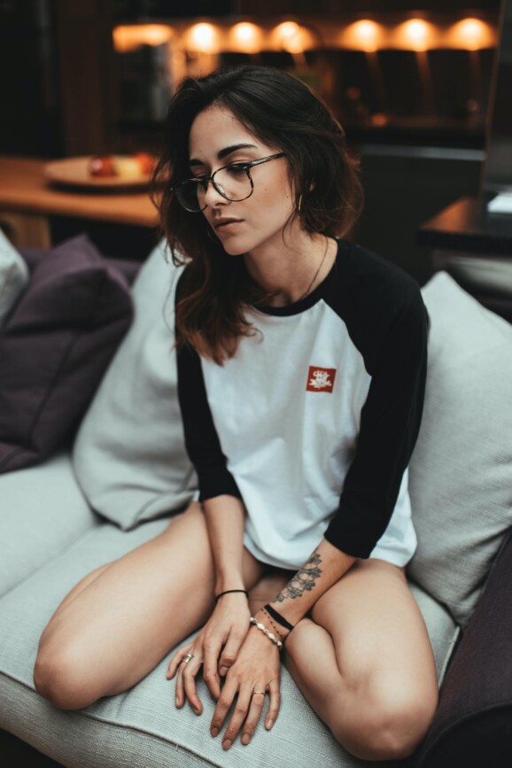 A very intelligent pretty young woman.