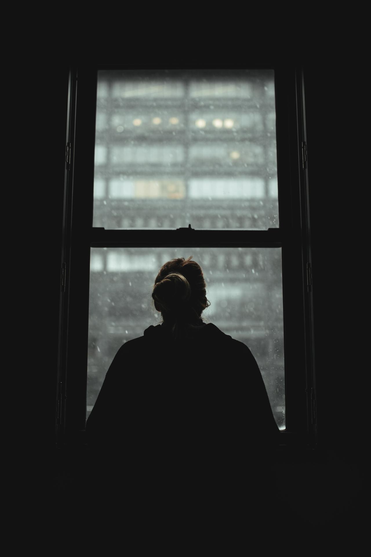 The windows are dirty.